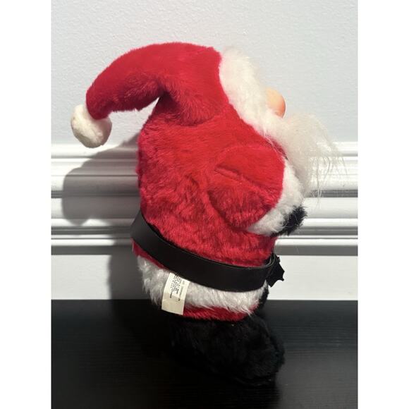 VTG 1982 RENNOC Plush Santakins Santa Claus Chubby Rubber Face Retro Decor 13” - Picture 5 of 7